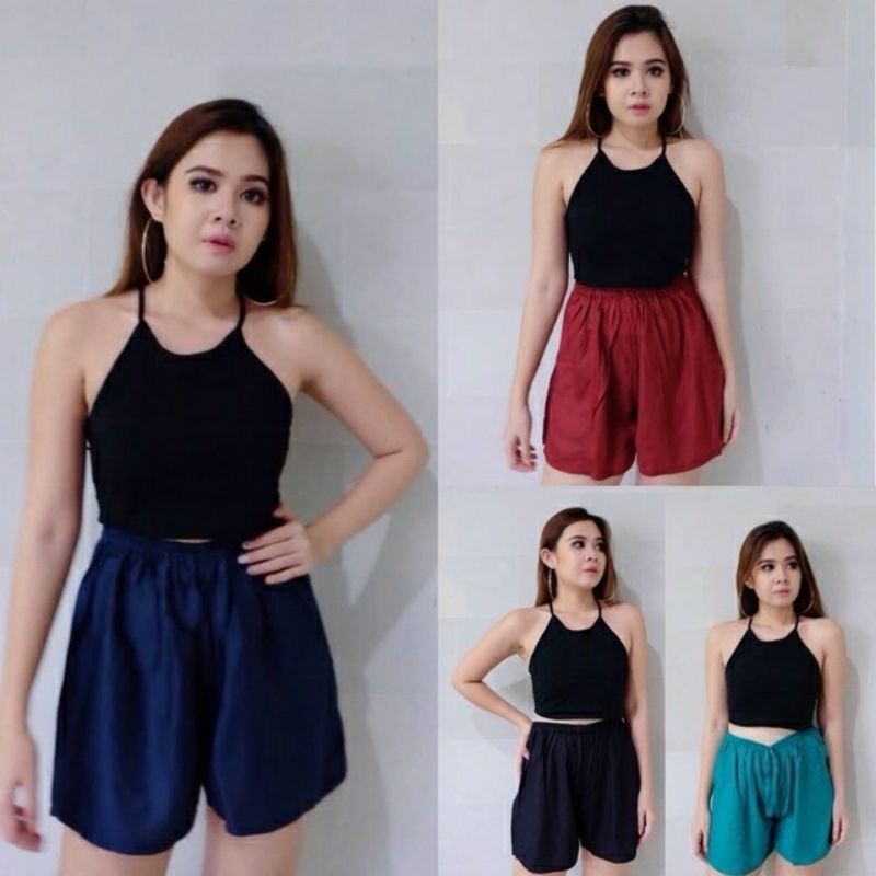 HOTPANS RAYON CELANA PENDEK RAYON KOLOR RAYON CELANA BALI KOLOR BALI CELANA PANTAI CELANA SANTAI