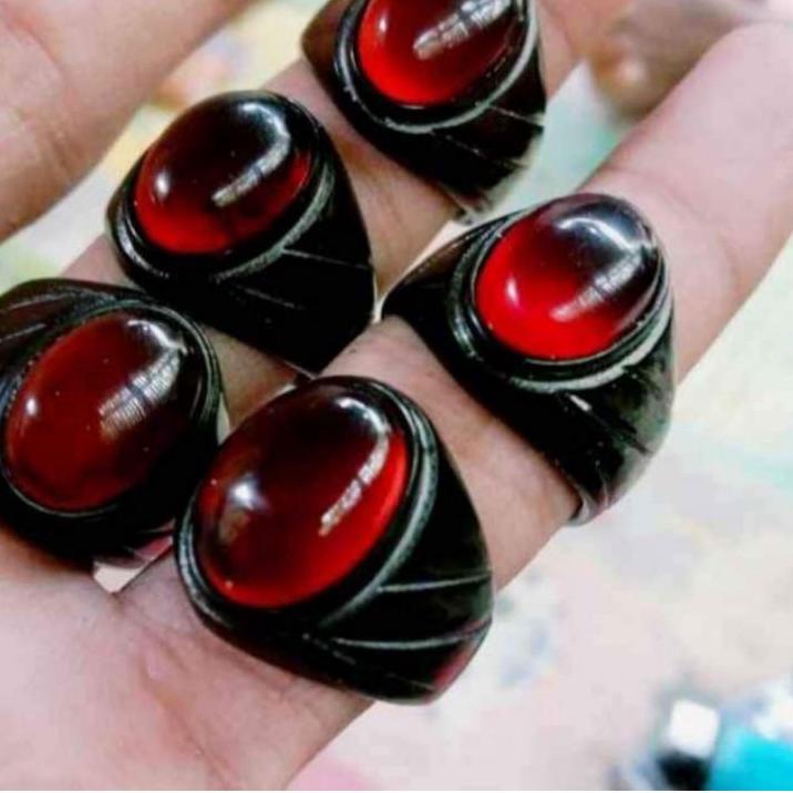 Paling Disukai.. CINCIN BATU AKIK GETAH KATILAYU ASLI  ALAM/BUAT MANCING IKAN