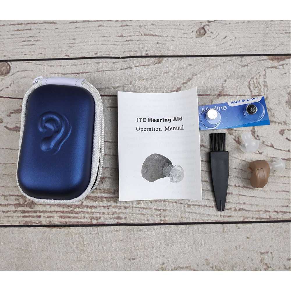 Earbud Wireless Elderly Hearing Aid / Alat Pengeras Suara /  Alat Bantu Dengar Pendengar Pendengaran Powertone Earphone Earbuds Earbud Telinga Kuping Rusak Lansia Setengah Baya Orang Tua Anak Anak Kecil Dewasa Tuli Tuna Rungu Dalam Telinga Mini Kecil Ori