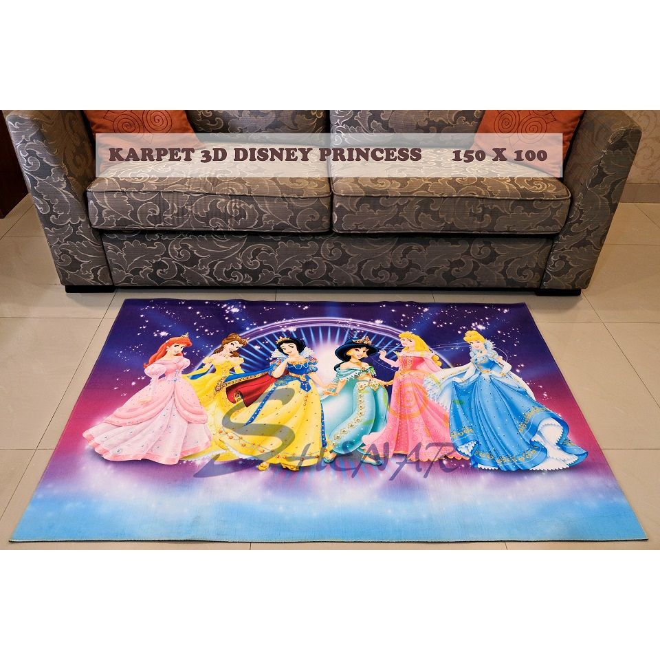 KARPET 3D KARAKTER GAMBAR UKURAN 150X100 CM