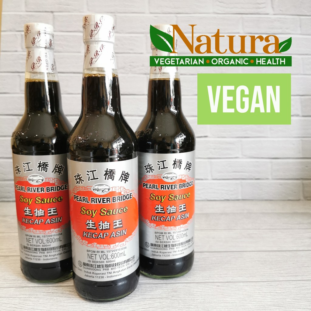 

Kecap Asin Pearl River Bridge Soy Sauce 600ml Vegan Vegetarian