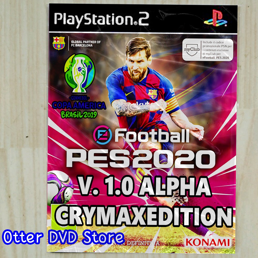 Kaset Game Ps2 Ps 2 Pes 2020 Alpha Crymax Edition V1 Update Terbaru Shopee Indonesia