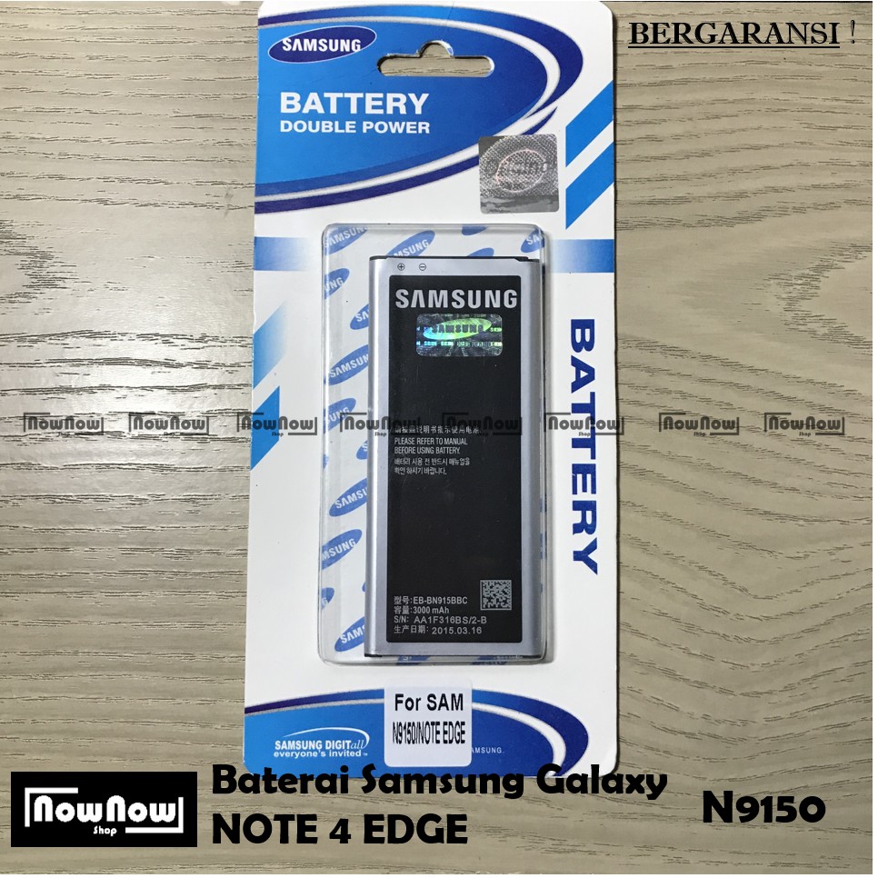 Baterai Samsung Galaxy Note 4 EDGE N915 N9150 Original Batre Batrai Baterai HP SEIN