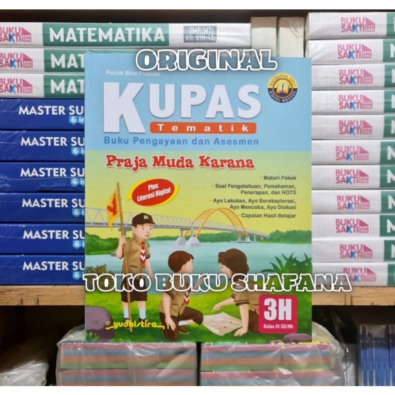 Paket Buku Kupas Tematik 3E 3F 3G 3H Kelas 3 SD Yudhistira K13 Edisi Revisi ( Harga 4 Buku )