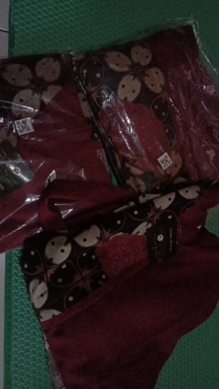 Batik Wanita Asj Sa Hrb026 Kenongo Kemeja Tosca Pendek