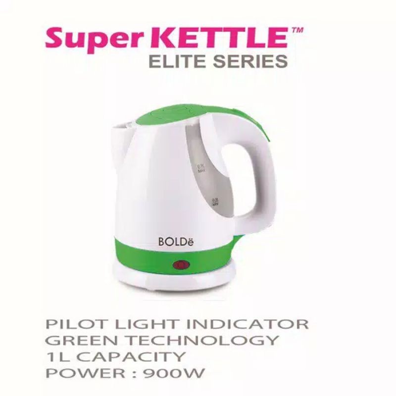 Bolde Super Kettle / Teko Listrik Elite Series 0.9Liter