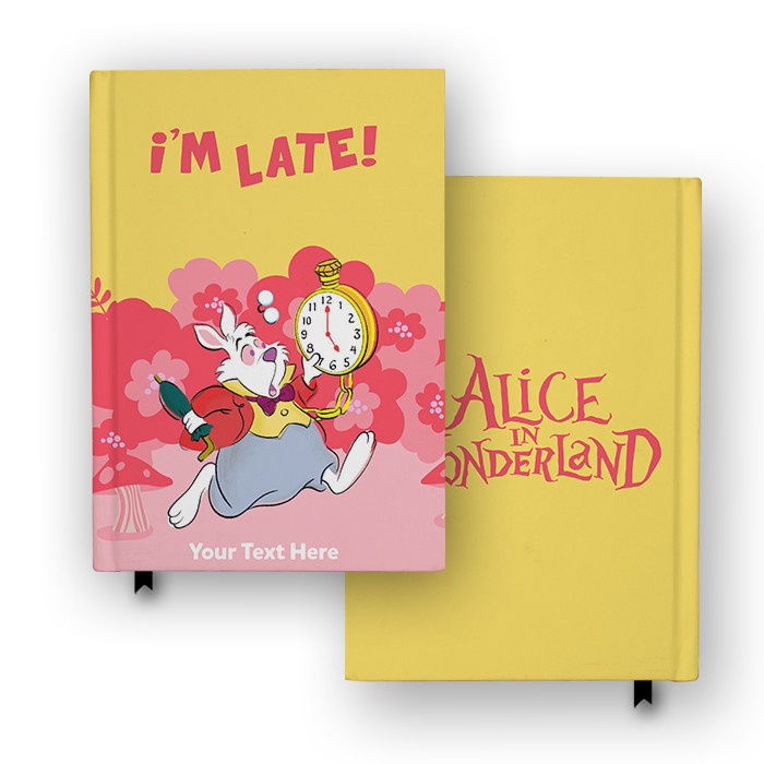 

Buku Catatan Notebook Alice In Wonderland White Rabbit Diary Jurnal