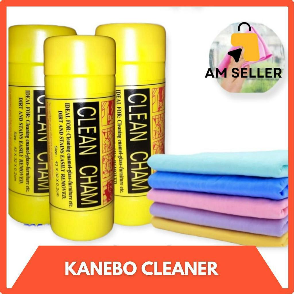 KANEBO CLEAN CHAM / LAP HANDUK KANEBO SERBAGUNA SET TABUNG DAYA SERAP TINGGI