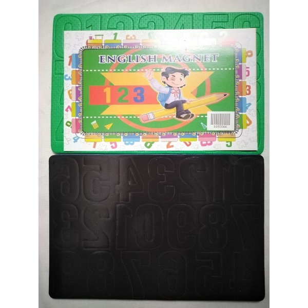 Mainan edukasi / educative toys /magnet angka / number eva foam