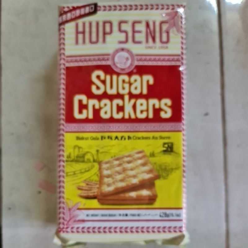 BISKUIT HUP SENG MALAYSIA  CREAM CRACKERS DAN SUGAR CRACKERS