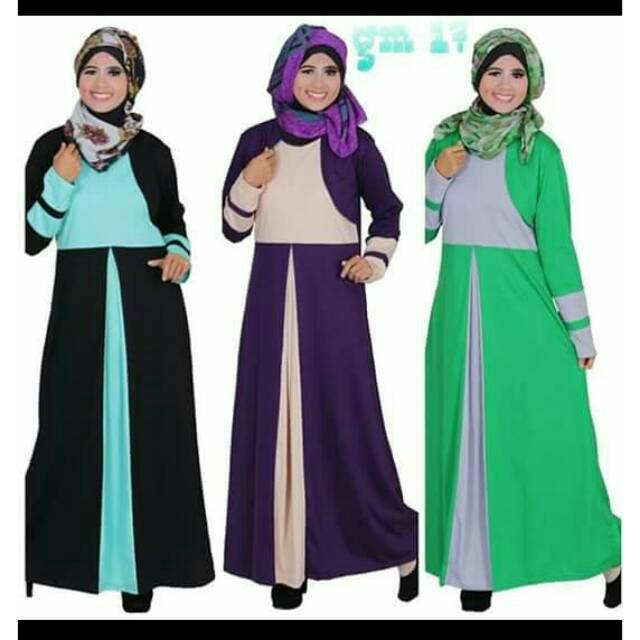 [LARIS] Gamis Kaos MY 17 - Gamis Kaos - Gamis Panjang - Gamis Wanita -Gamis
