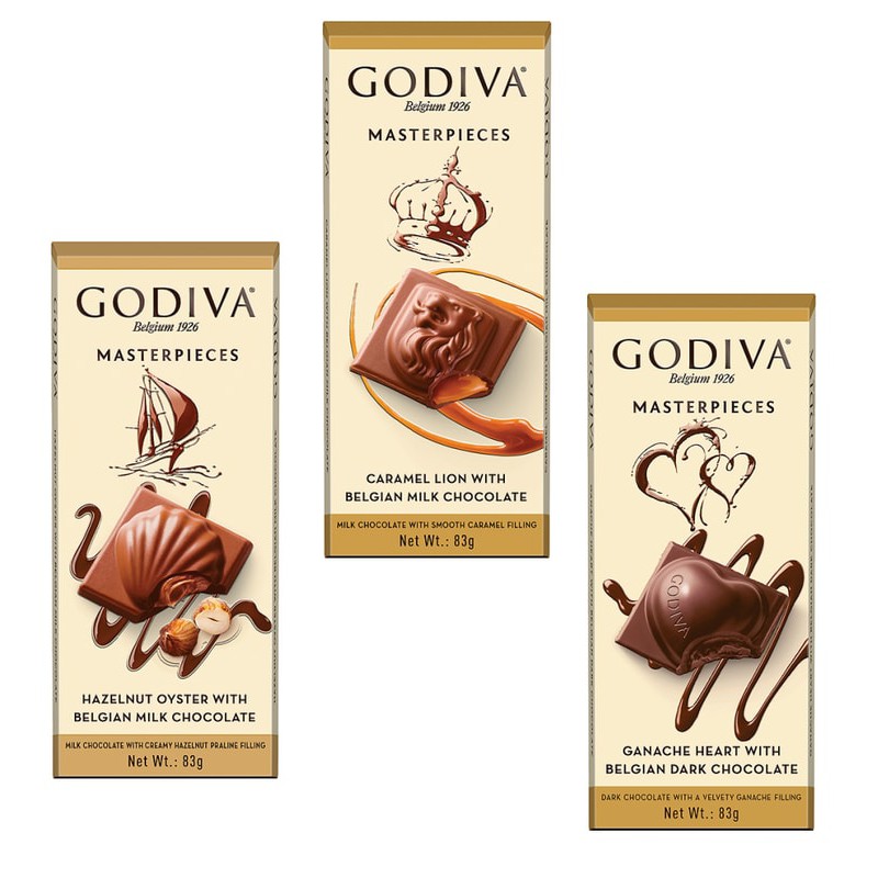 Godiva Masterpiece Chocolate Bar Coklat Bar Go Diva