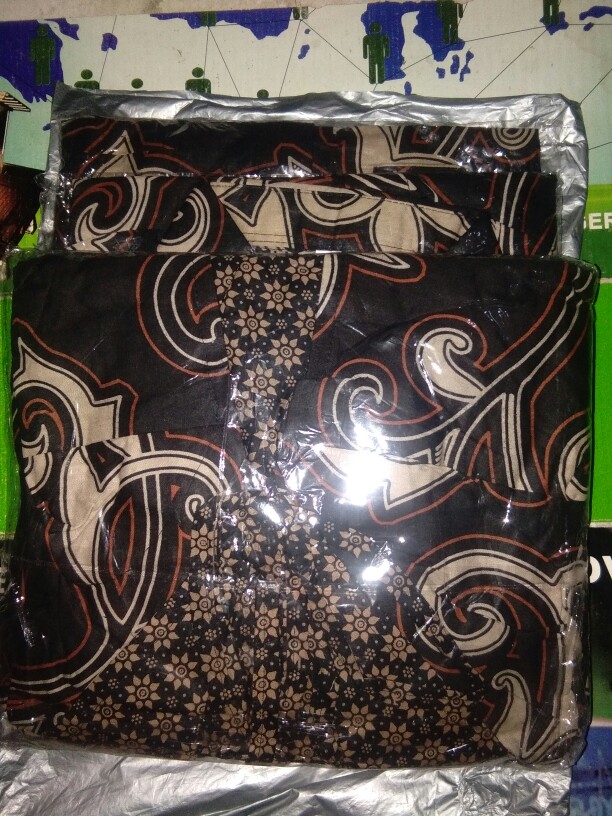 Seri D New Batik Couple Modern || Gamis Kerah