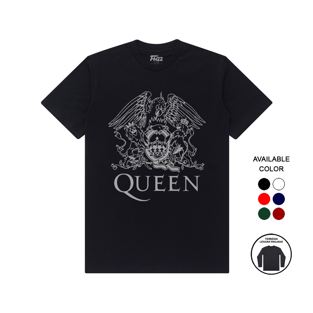 KAOS BAND QUEEN | BAJU T SHIRT DISTRO MUSIK ROCK LUAR NEGRI PRIA WANITA