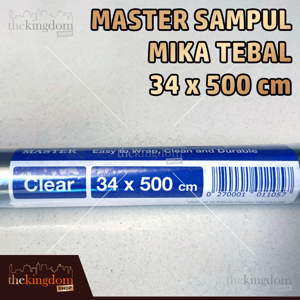 

Master Sampul Mika Roll 34x500cm 34 x 500 cm Tebal 0,07 Micron