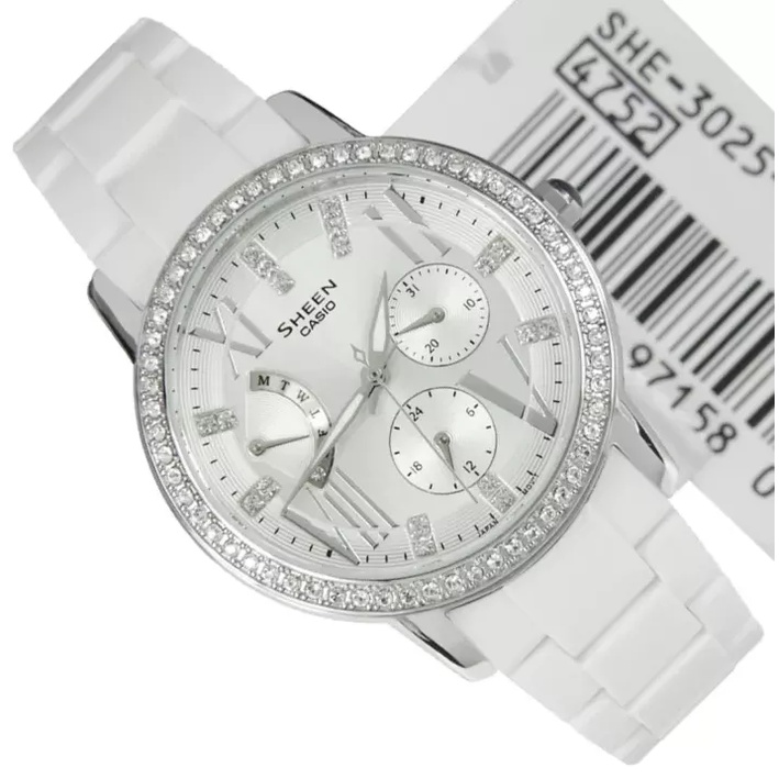 JAM TANGAN WANITA CASIO SHEEN SHE 3025 ORIGINAL