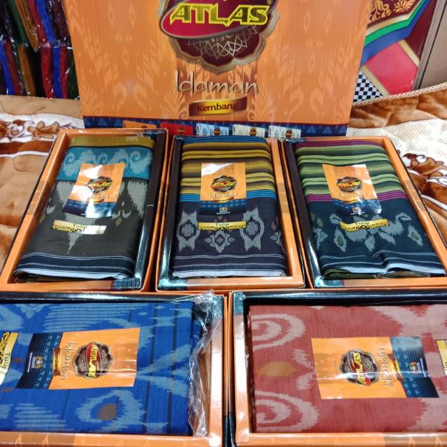 Sarung atlas idaman kembang grosir