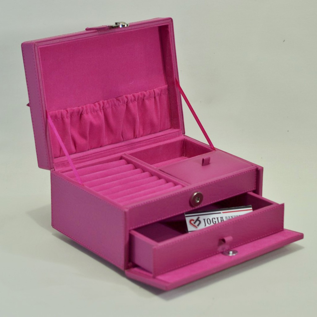 NEW!! Jewelry Box | Kotak Tempat Perhiasan &amp; Accesories Magenta