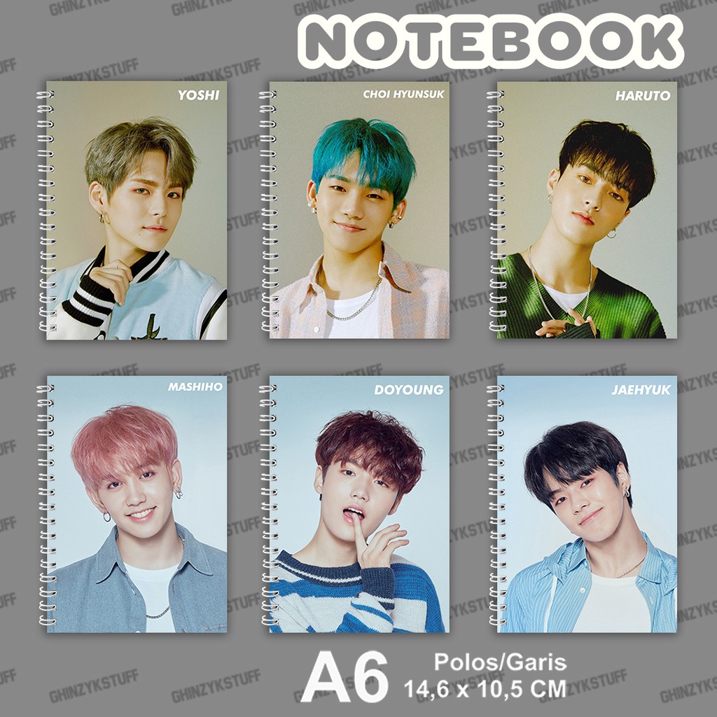 

Notebook KPOP Ukuran A6 10,5 cm x 14,8 cm Treasure The First Step I Love You