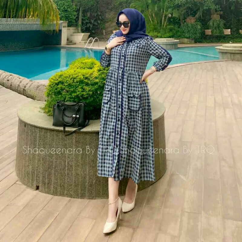 MIDI DRESS BY SHAQUEENARA BY TRQ