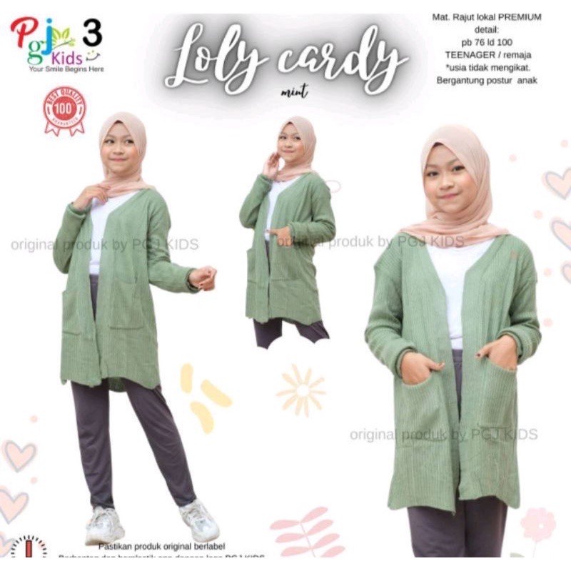 CARDIGAN BELLE RAJUT ANAK