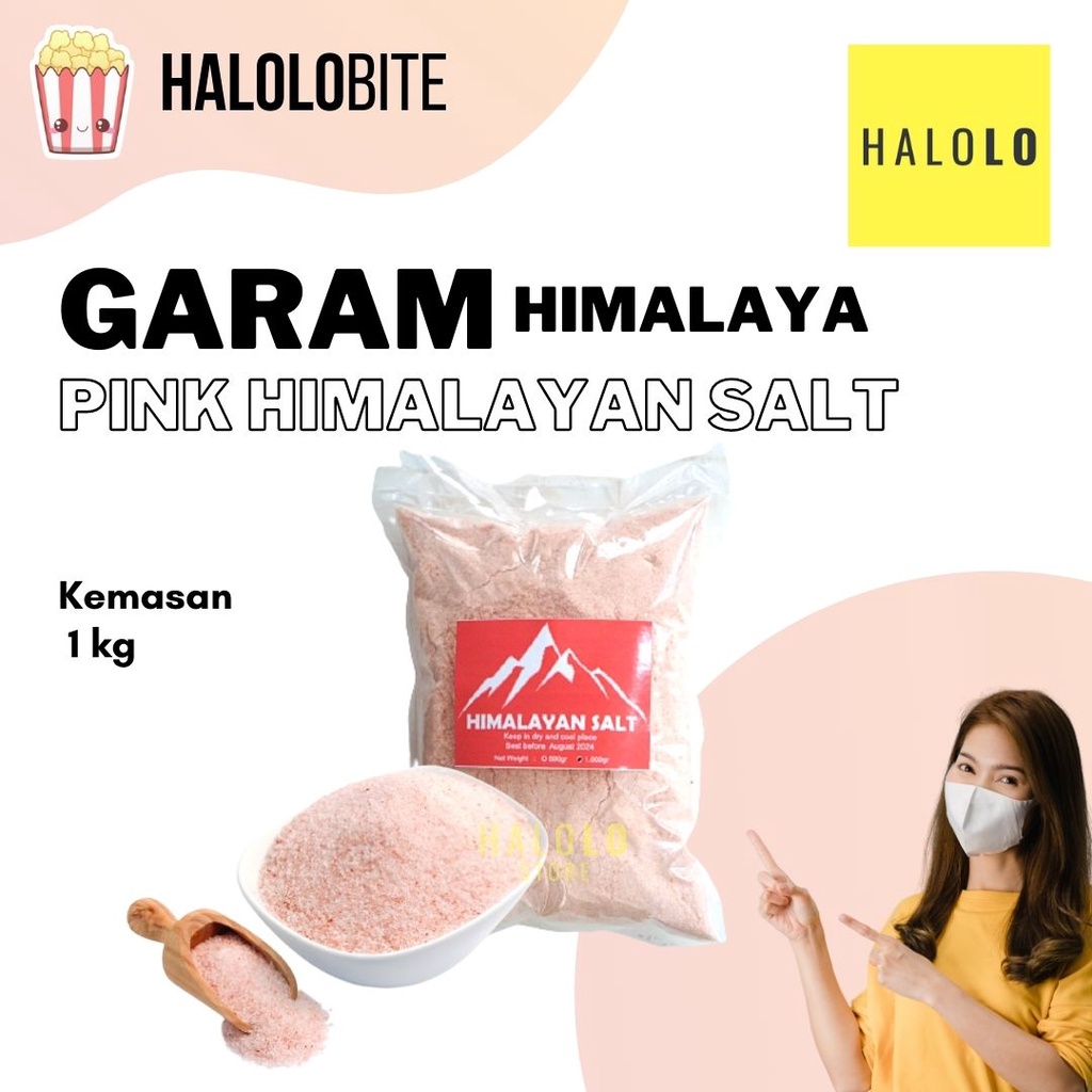 

Garam Himalaya Pink 1kg Himalayan Salt Diet Ketogen