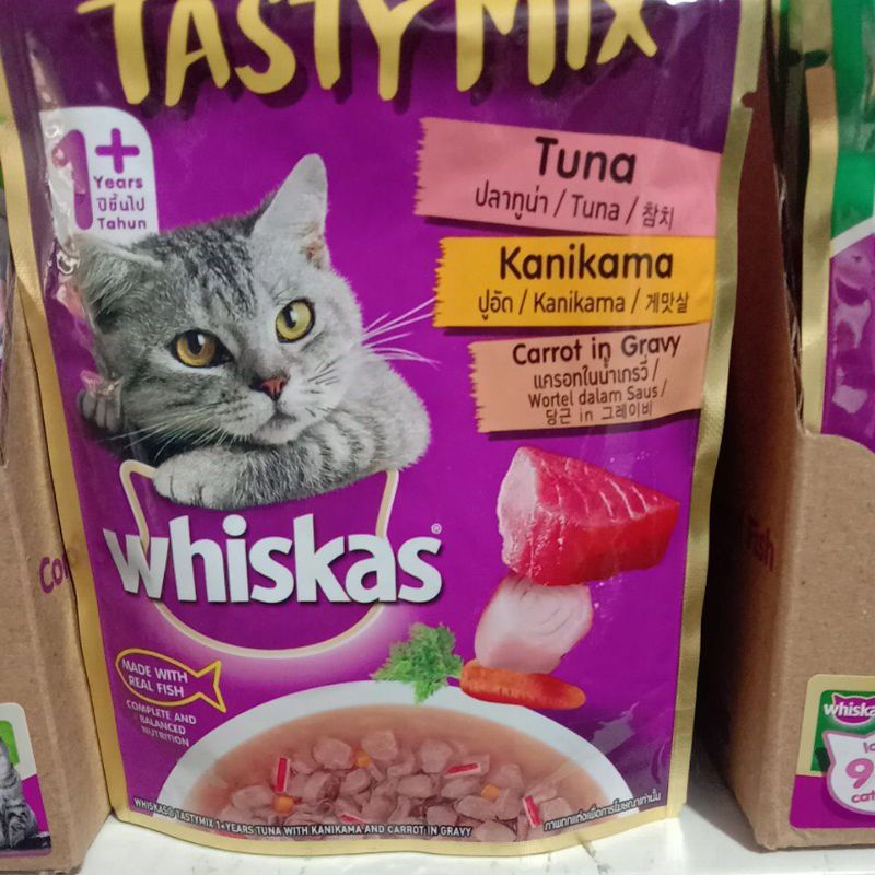 MAKANAN BASAH WHISKAS POUCH