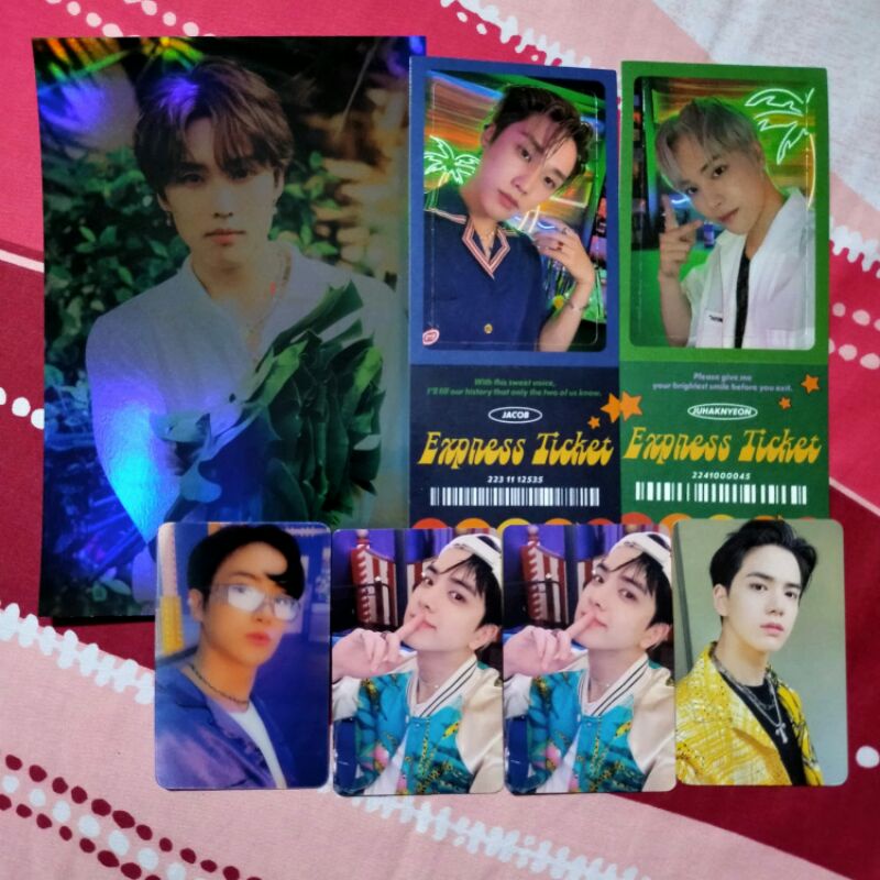 PC THRILLING YOUNGHOON CHANHEE SPARKLING HYUNJAE POSTCARD HOLO JACOB KICK BANG SPLASH VER EXPRESS TI