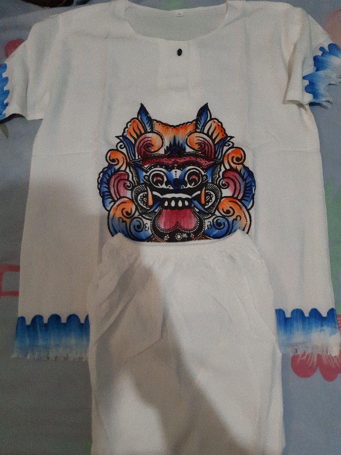 Gamis Batik (cod) Manggar Gamis Batik Pesta Model Terbaru