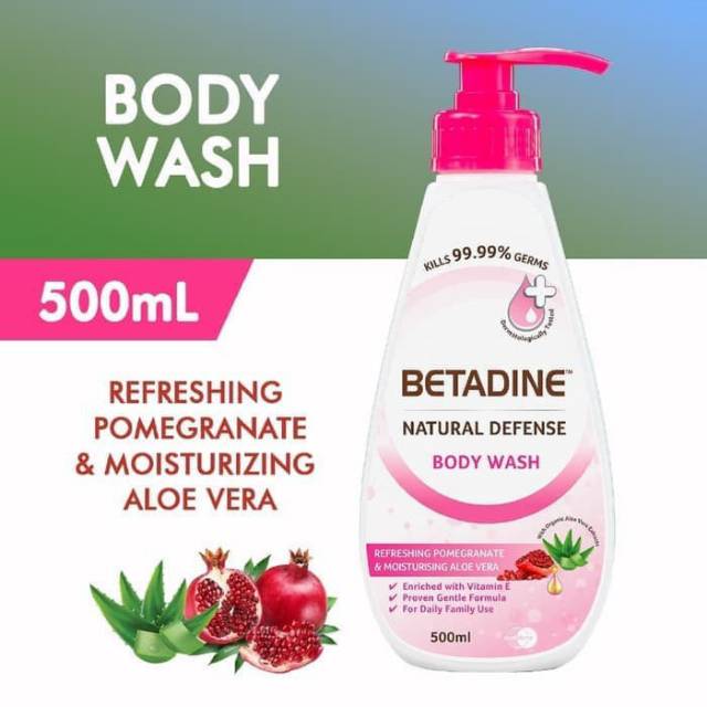 Betadine body wash bottle 500 ml