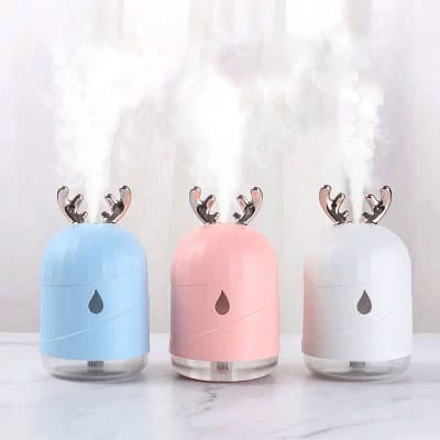 [TAFFWARE] Humidifier Aromatherapy Ultrasonic Pewangi Ruangan Air Diffuser Aroma Terapi Purifier Oil Nano Spray-Rusa Pink