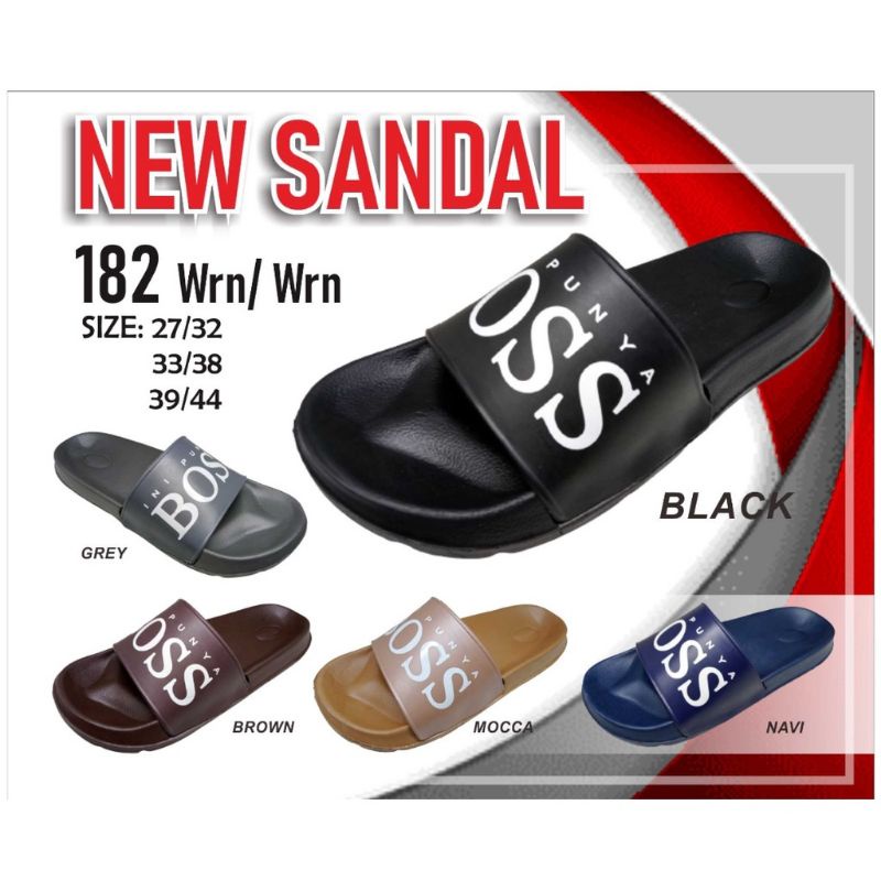 SANDAL SELOP KARET EVA SHEVANO 182 MOTIV BOSS ANAK(27-32)