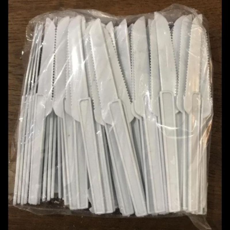 

plastik pisau bening bolu/cake