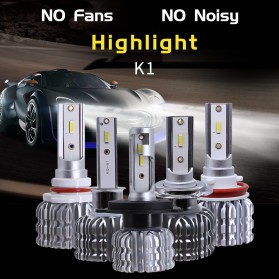 HAOSJ Lampu Mobil Headlight LED H7 CSP - K1 - Silver