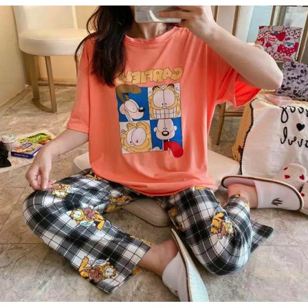 [ROZIE.WEAR] PIYAMA KOREA ORIGINAL/PAJAMAS IMPORT/SETELAN KOREA/TIDAK NERAWANG/JOGER KOREA/BAJU TIDUR-W14