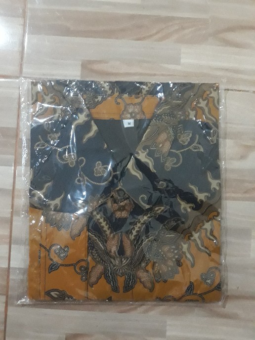 Ajotosatru Kuning Kemeja Batik Pria Full Furing Bahan Katun Halus Primisima