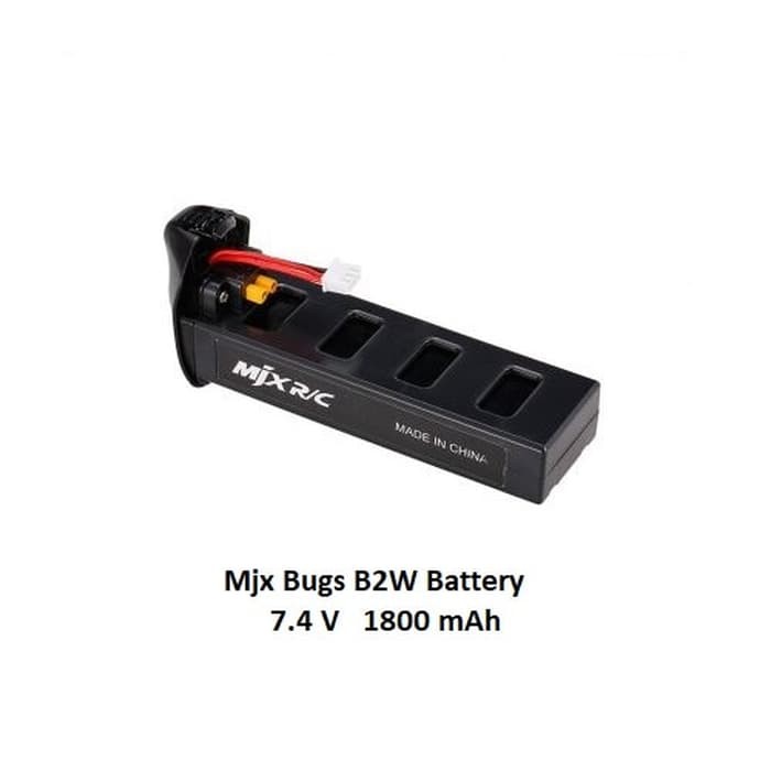 Baterai MJX Bugs B2W 7.4V 1800mAh Lipo RC quadcopter Original 