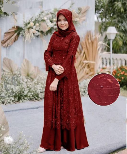 XC - Maxi Pefira Wanita / Maxi Dress Terbaru / Maxi Populer / Maxi Trendy Kekinian / Fashion Muslim