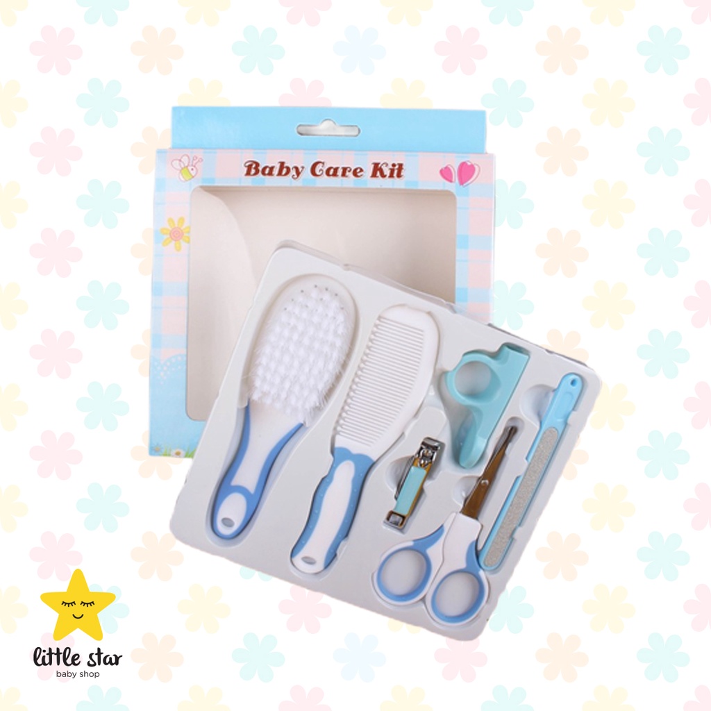 Baby Care Kit 6 In 1 Manicure Nail Gift  Newborn | Set Gunting Kuku Bayi | Perlengkapan Perawatan Kuku
