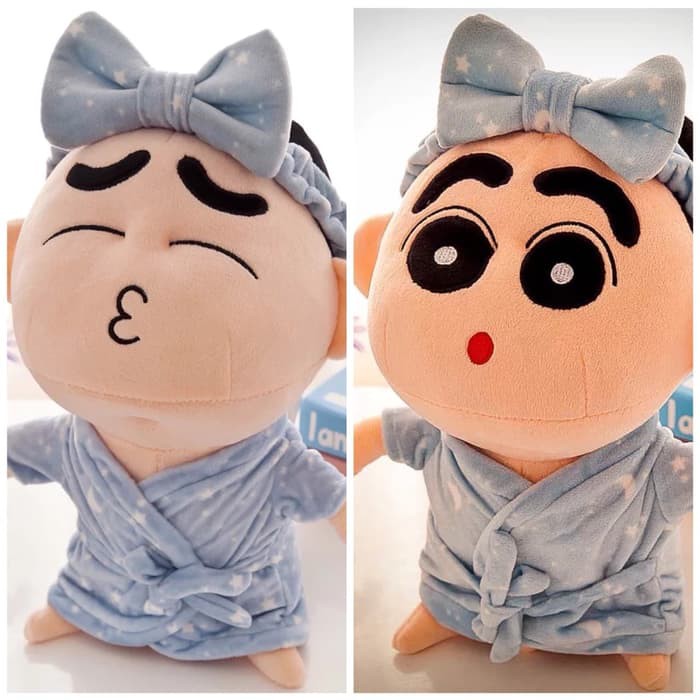 BONEKA CRAYON SHINCHAN YUKATA - mata buka