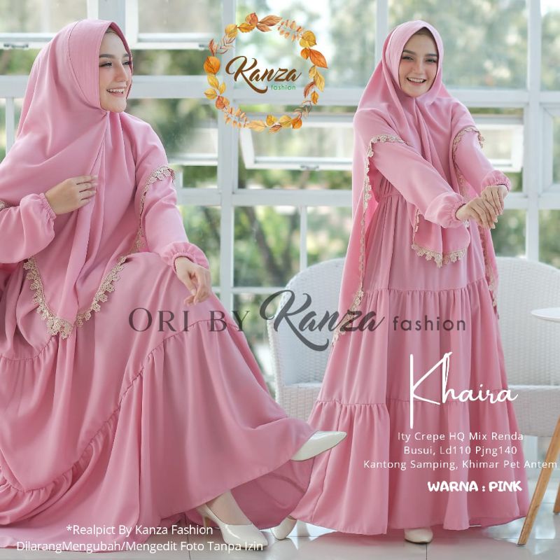 Busana muslimah Khaira Syari ORIGINAL