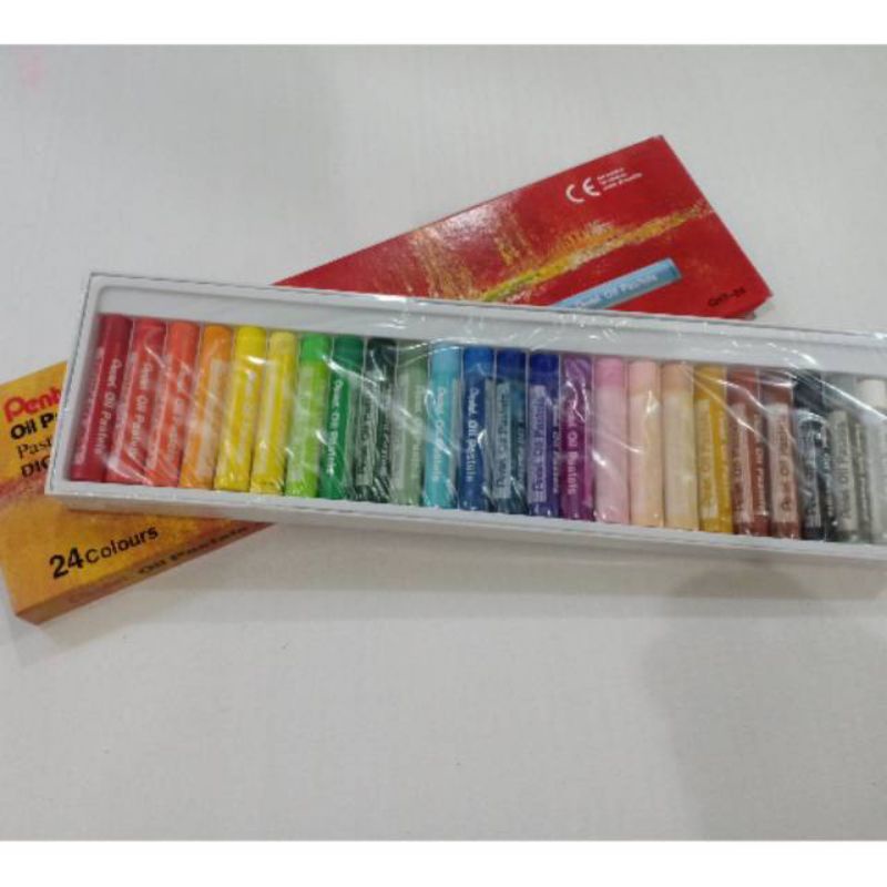

crayon oil pastell pentel large sticks/ stik besar isi 24 original