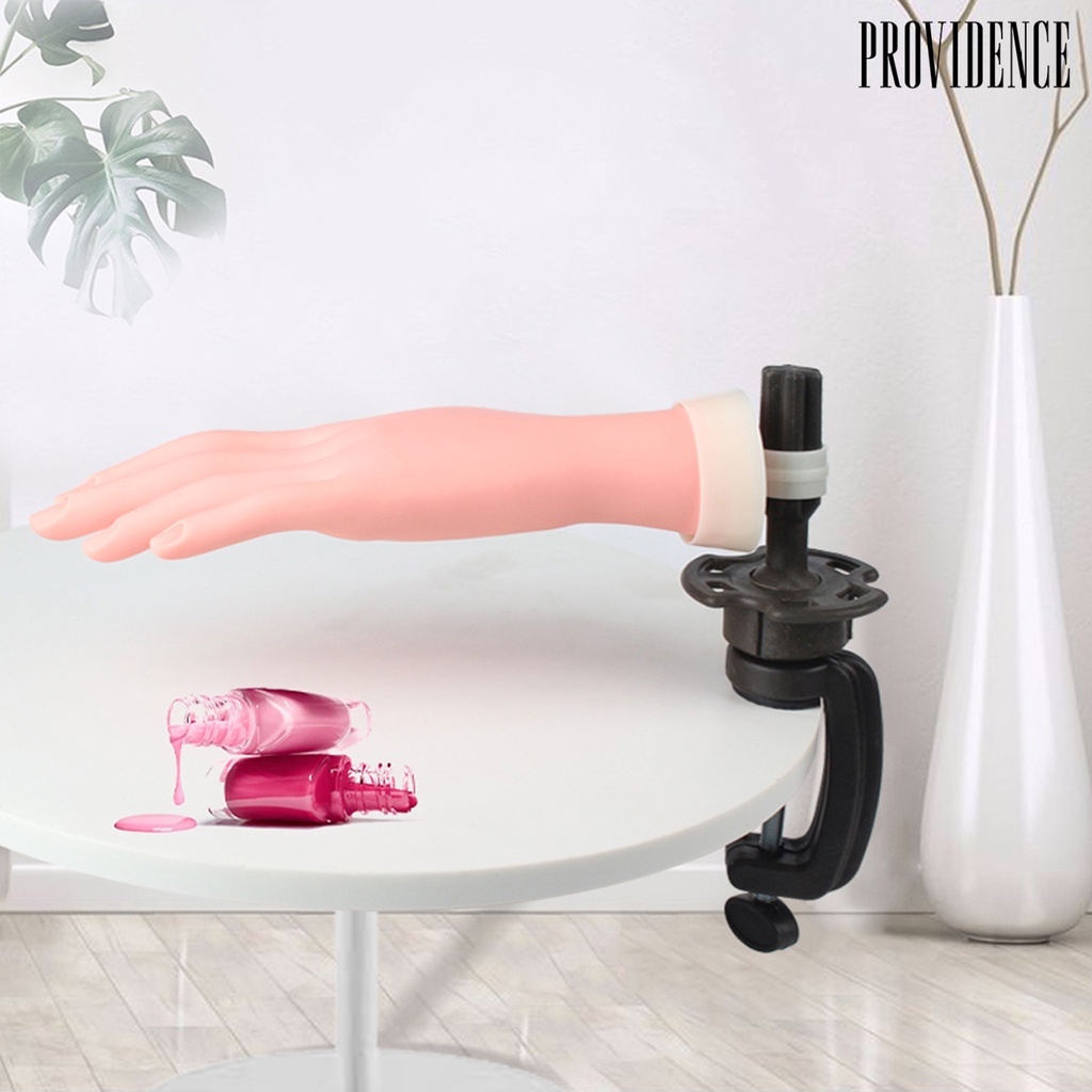 Providence FL-147A Manicure Model Movable Free Rotation ABS Nail Practice Artificial Left Hand for Beginners