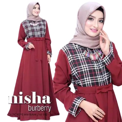 Baju Gamis Syari Syar I asdf Muslim Pesta Fashion Wanita Remaja Murah Terbaru Dress Polos 2021 2022