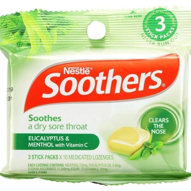 

Nestle Soothers Ecualyptus & Menthol - 3 X 10 Packs