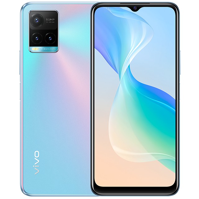 Vivo Y33S 2021 8GB 128GB 8GB + 4GB Extended Helio G80 Gaming  Eksternal hingga 1TB 6,58 inci 50MP Garansi Resmi Original Termurah Handphone baru 2021-Y33S Midday Dream