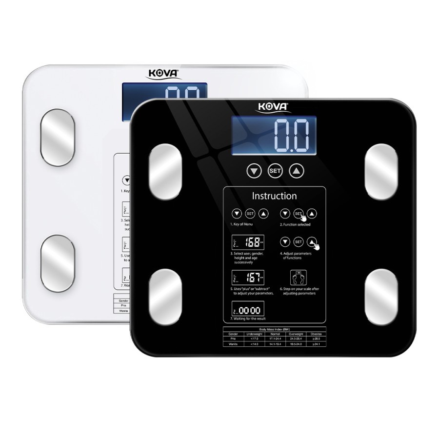 TIMBANGAN BADAN DIGITAL SCALE BODY FAT MONITOR BODY FAT ANALISIS 180KG