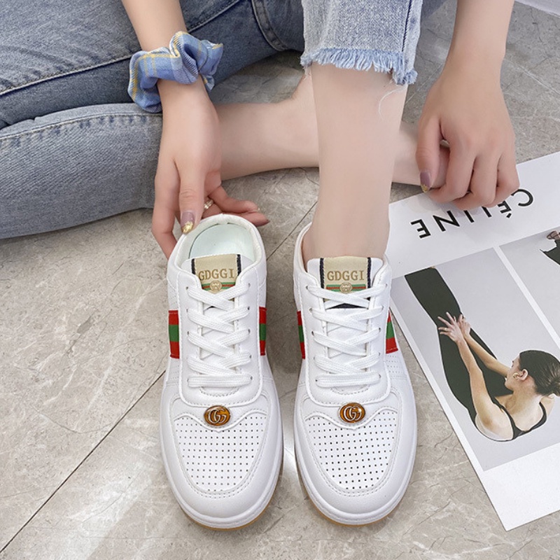 DDS21901 sepatu slip on wanita import sepatu sneakers murah kekinian sepatu sandal simpel Cod Jakarta