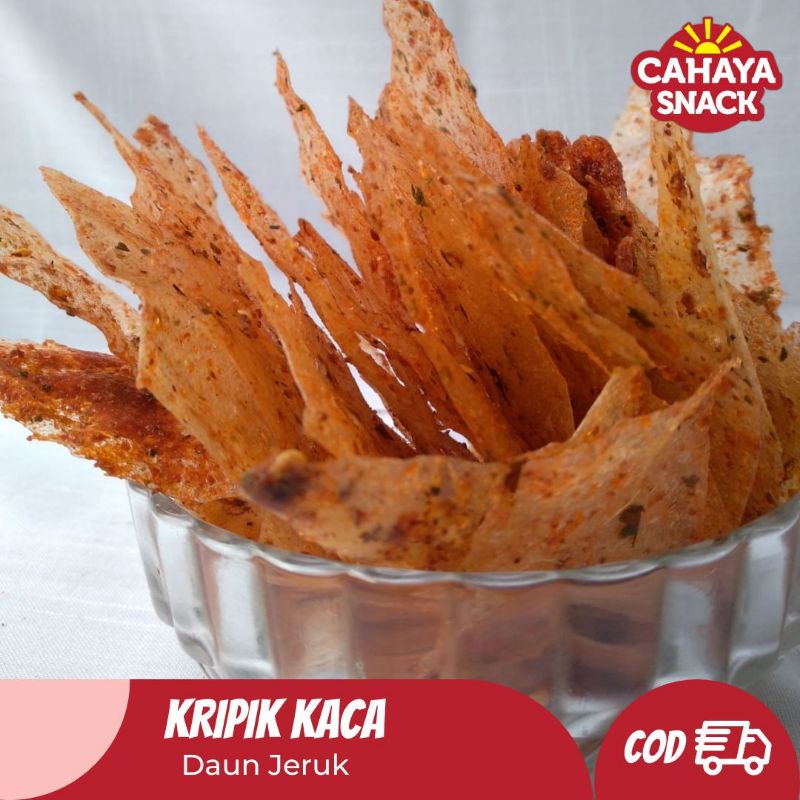 

Kripik kaca pedas daun jeruk JDP 250 gram snack kiloan murah