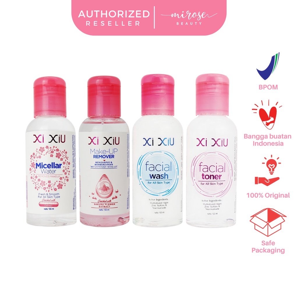 Xi Xiu Micellar Water / Makeup Remover / Facial Wash / Toner | Sakura Flower 100ml